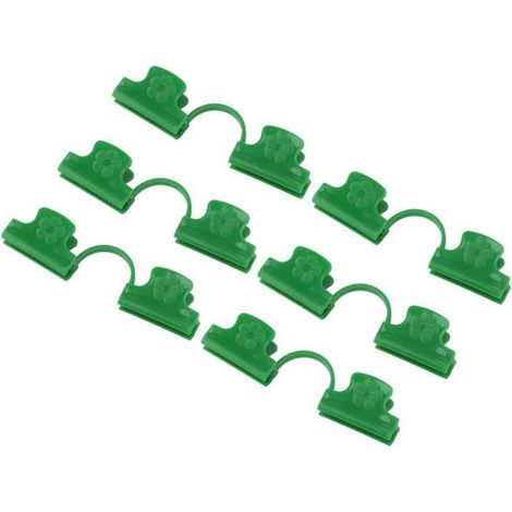 Pince de serre - - Clip de Tige de Filet d\'Ombrage - 50 pièces - Plastique durable - Antidérapante (1/4)