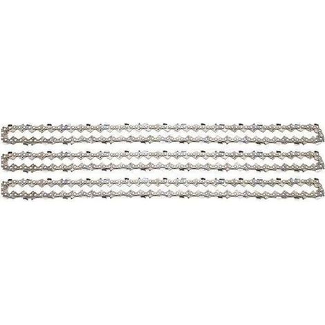 Chaîne de tronçonneuse 3 x 45 cm .325" 68 maillons 1,6 mm compatible avec Stihl Husqvarna Dolmar Makita et autres (1/5)