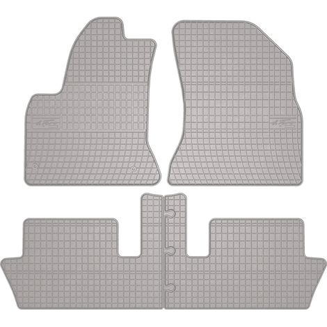 Tappetini in gomma per auto per: Citroen C4 Picasso I monovolume (2006-2013) - grigio coordinato (1/5)