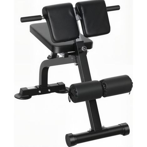 Banco de fitness ajustable de acero negro, 150 kg (1/5)