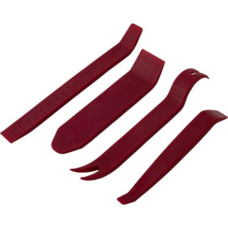 Door panel, interior trim, audio and navigation clips, lever, screwdriver, pry plate and repair tool set (4 pieces)--DTEKGAZ