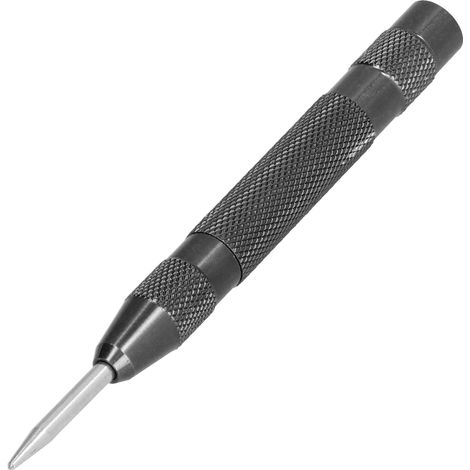 Poinçon automatique réglable avec pointe interchangeable en acier trempé pour perçage de précision