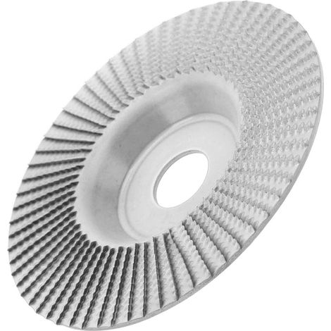 Disque à sculpter le bois, roue de façonnage 125 mm en carbure de tungstène, accessoire pour le travail du bois argenté (1/5)
