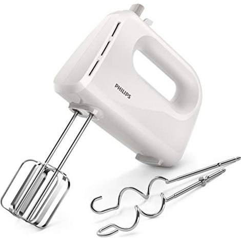 Philips Daily Collection Sbattitore elettrico da 300 W con fruste e ganci impastatori HR3705/00 (1/4)