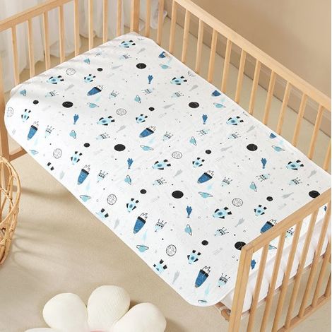 Protector De Lit Anti-Écoulement - 5 Couches Avec Couche TPU Imperméable - Pour Entraînement À La Propreté - Convient Lit Simple Lit Bébé - 1 Pièce (1/5)