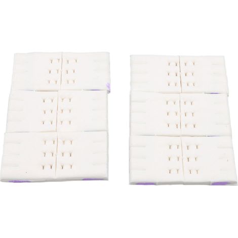 Lot de 12 recharges jetables pour brosse de toilette 3061, couleur lavande. (1/5)