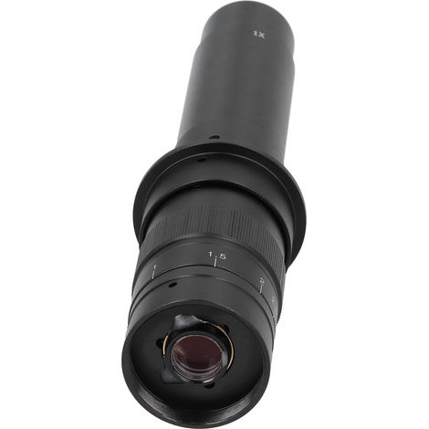 Objectif à monture C, zoom réglable 0,7X-4,5X, 25 mm, avec oculaire 300X pour microscope vidéo industriel (1/5)