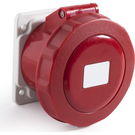 Connecteur industriel RS PRO, 3P+E, 16A, 380 415 V, Montage panneau ( Prix pour 1 )