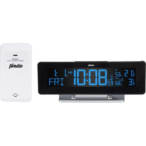 Alecto Digitaler Wecker mit Wetterstation