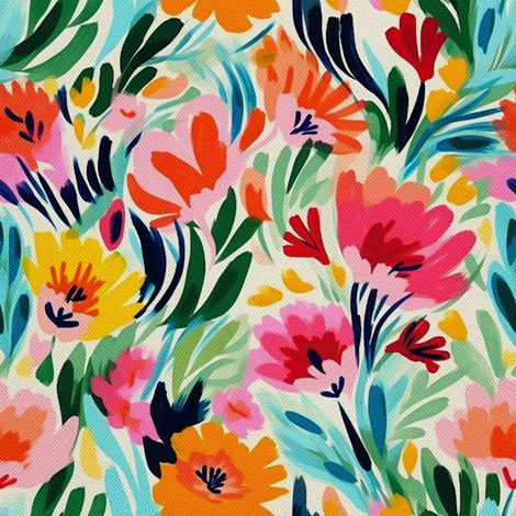 Tela decorativa para exteriores Oxford - Flores - DX2444 (1/5)