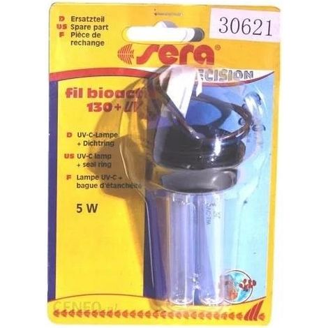 Ampoule UV-C 5W + bague d'étanchéité pour Sera fil bioactive 130 (1/3)