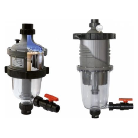 Filtro Cartucho Cilíndrico 5000L/h  Conexión Universal 1 1/2"  Depuradora Piscina y Spa  Filtro Alta Finura