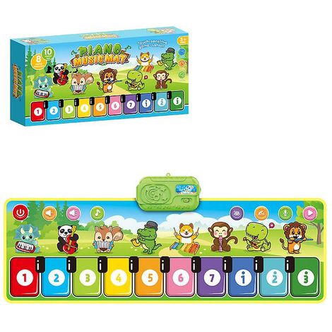 lobyoh Tapis Musical Tapis Piano Enfant Avec 8 Animaux, Tapis De Danse, Tapis De Jeu Musique, Cadeaux D'anniversaire, De Nol, Jouets Musicaux Pour (1/5)