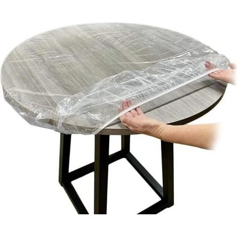 2Nappe élastique - Nappe en vinyle ajustable avec bords élastiques