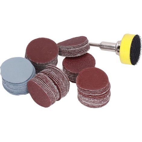 100 disques abrasifs aluminium pour métal et plastique, changement rapide, longue durée. (1/5)
