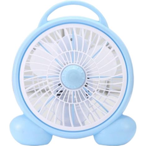 JSSEVN - Ventilador de escritorio de plástico, dos velocidades (1/5)
