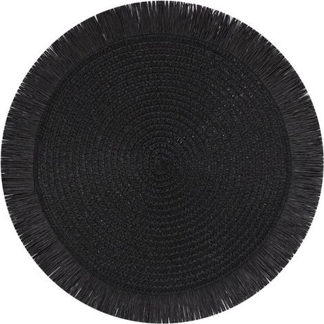 Set di 4 tovagliette rotonde in stile bohémien con graziose nappe, resistenti, termoresistenti e antiscivolo, ideali per cucina, ristorante, tavolo da pranzo, ecc. (1/5)
