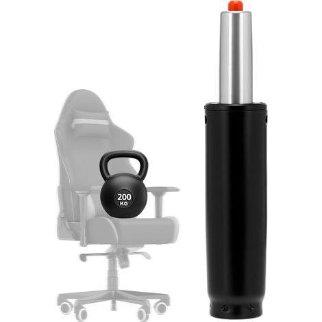Gasfeder, 25–34 cm Ersatz-Gasfeder aus Edelstahl, 360° drehbar, für Bürostühle (1/5)