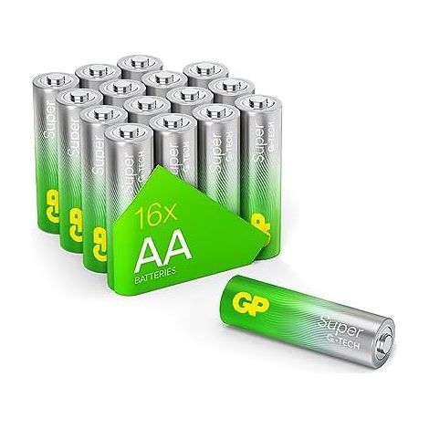 GP Super Batteria Stilo (AA) Alcalina/manganese 1.5 V 16 pz. (1/5)