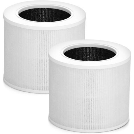 Lot de 2 filtres de rechange compatibles avec le purificateur d'air LEVOIT Core Mini H13, filtre HEPA véritable, système de filtration 3 en 1. (1/5)