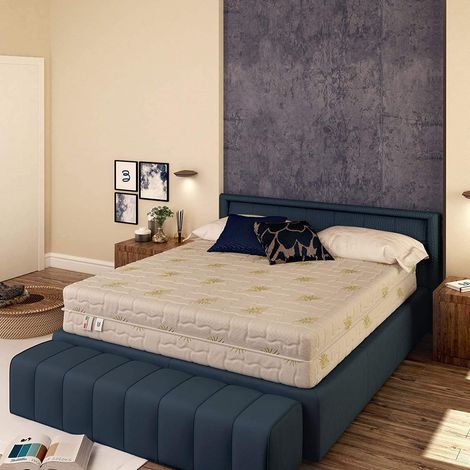 Baldiflex Materasso Memory Dream Super Singolo con Rivestimento in Aloe Vera, Memory 7 cm, misura 90x190 cm