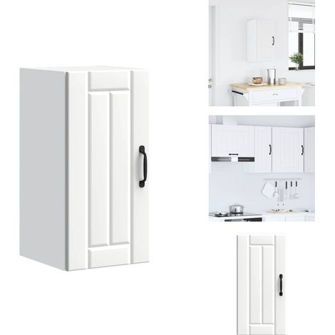 Küchen-Hängeschrank Lucca Weiß Holzwerkstoff - Küchen-Wandschrank - Küchen-Wandschränke - Wandschrank Küche - Küchenschrank (1/5)