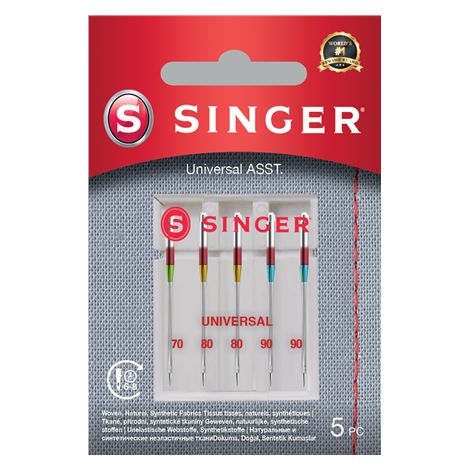 Singer Set di 5 aghi universali per tessuti a trama (1/2)