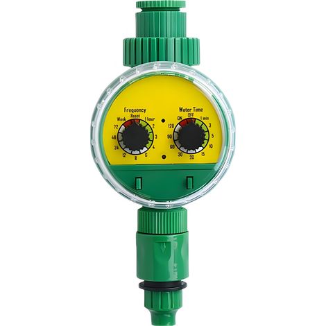 Automatischer Gartenbewässerungstimer mit Messinganschluss – Robuster, programmierbarer Schlauchtimer, wasserdichter Bewässerungscontroller (IP65) mit großem LCD-Display, intelligentes Bewässerungssys (1/5)