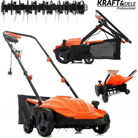 Arieggiatore/scarificatore elettrico per prato con cestello di regolazione, 40 litri, 2400 W, Kraft&Dale (1/5)