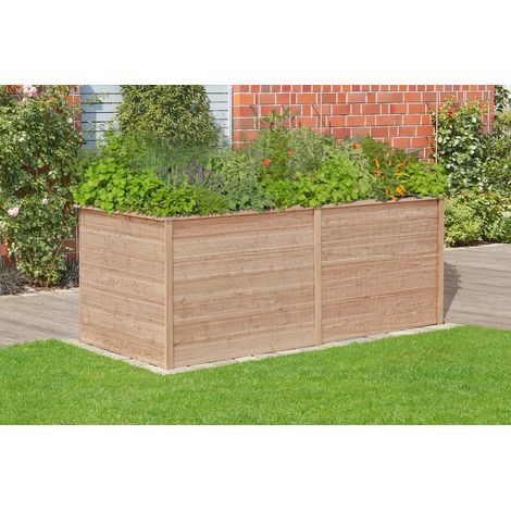 Hochbeet Emma XL, Lärche 20x120 mm, 206x103x86 cm (1/3)