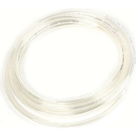 TRADE SHOP - Tubo Acrilico 8mmx10mt Cavo Flessibile Per Aria Acqua Acquario Carburante Travaso -