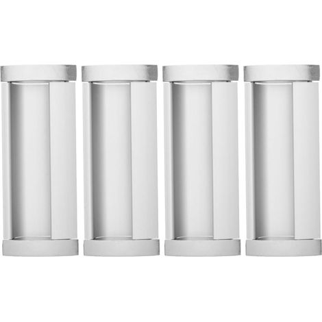 Poignées de porte dissimulées, lot 4, en alliage d'aluminium (1/5)
