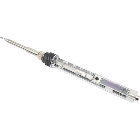 Fer à souder électrique à chauffage rapide, écran 0,91 pouce, affichage numérique, portable, alimentation CC 12-24 V. (1/5)