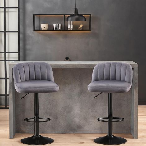 Tabouret de bar réglable de 61 à 81 cm 43 x 45 x 101 cm (1/5)