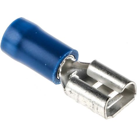 Cosse faston RS PRO, Isolé, Bleu
