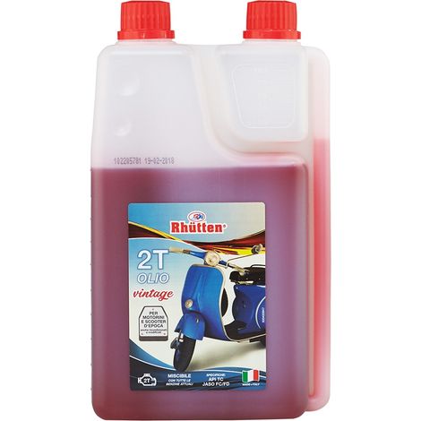 Olio Addittivato per Moto 2T 1LT Rhutten