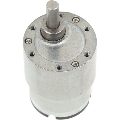 Gleichstrom-Elektromotor mit 12 V, 22 U/min, Schneckengetriebe, selbsthemmend, reversibel, hohes Drehmoment, einstellbare Drehzahl, Turbinengetriebe, 1 Stück (1/5)