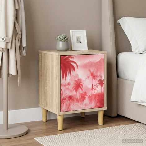 vidaXL Bedside Cabinet AACHEN Sonoma Oak 36 x 33 x 50 cm (1/5)