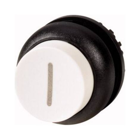 Bouton-poussoir saillant blanc I à rappel EATON M22S-DH-W-X1 (1/2)