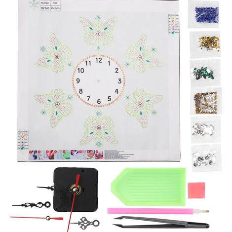Diamond Painting Clock Kit Silent DIY Hanging Craft Living Room Wall DecorationsDZ243 (1/5)