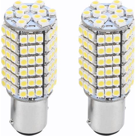 2 feux LED 1157 BAY15D 120 SMD pour feux de recul, de freinage, de clignotants et de position. (1/5)