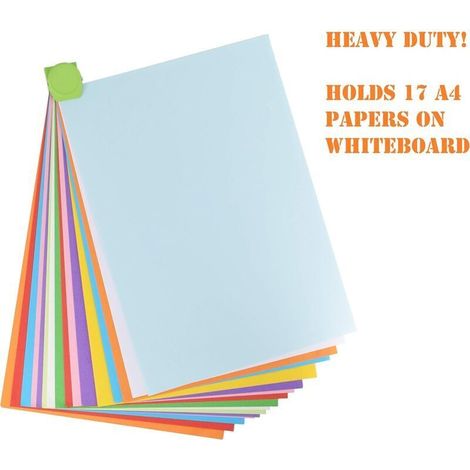 16 agrafes magnétiques en métal multi de couleur de couleur, agrafe magnétique de note de mémo de mur de tableau blanc de réfrigérateur (1/3)