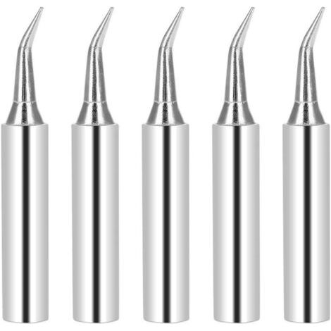 5Pcs 900M Embouts de fer souder, 900M-IS Pointes de Fer à Souder Embouts de fer à souder Outil de remplacement d'outil de soudage Accessoires de fer à souder