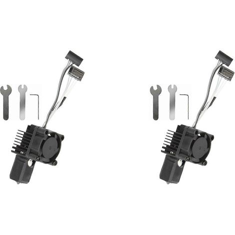 2X para Bambu Lab P1P P1S Hotend con cabezal de impresión con ventilador Actualización completa del Hotend Accesorios para Hotend P1S Piezas de impresión 3D()