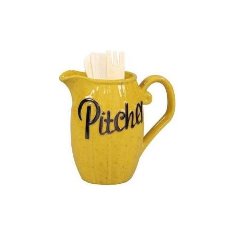Portamestoli da Cucina in Ceramica Caraffa Rural + Mestoli 1000 cc (1/2)