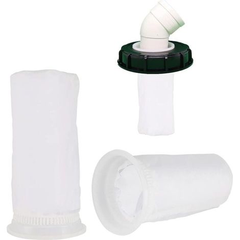 2 Stück Ersatzfilter für IBC-Regenwassertanks (10,5 x 20,5 cm), waschbar. (1/4)