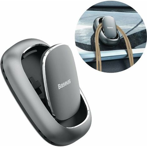 Organizzatore di supporto per auto (set 2) - Baseus Beetle (ACGGJK-0G) - Grigio scuro