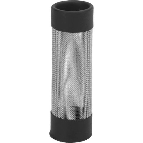 Couvercle de filtre d'aquarium en acier inoxydable avec grille de protection pour entrée et sortie, idéal pour les poissons et les crevettes. Diamètre intérieur : 18 mm. (1/5)