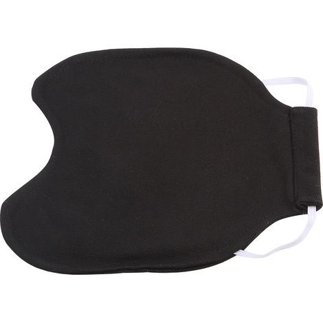 Protection anti-plumes pour animaux de compagnie, protège-ailes arrière, tablier de selle double (20 x 19,5 cm), noir (1/5)