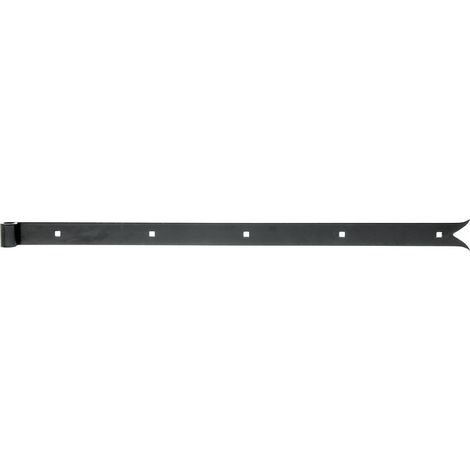 Penture de porte DRT QC noire 700mm Ø14mm en acier zingué – Finition soignée – 306182